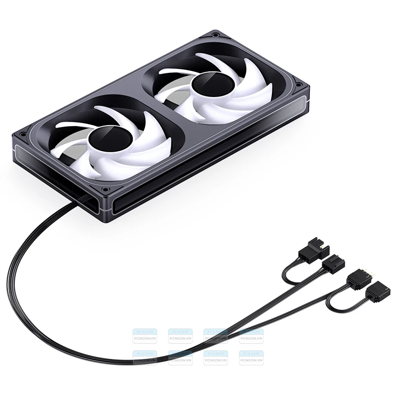 Quạt Tản Nhiệt Jonsbo Zb-240 Pack 2 Fan Liền Gió Ngược (trắng, Đen) 8