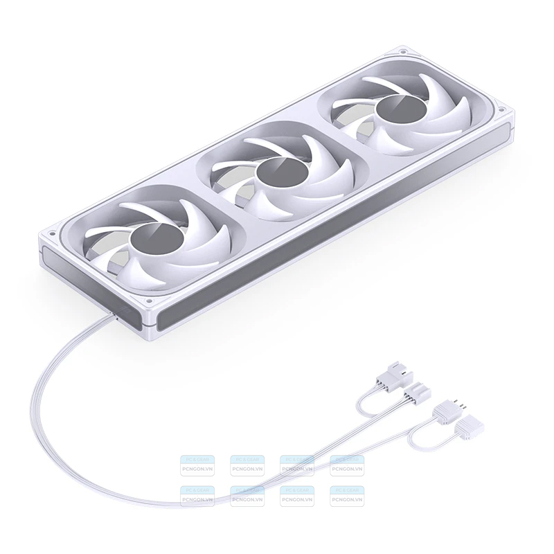 Quạt Tản Nhiệt Jonsbo Zb-360 Pack 3 Fan Liền Gió Ngược (trắng, Đen) 9