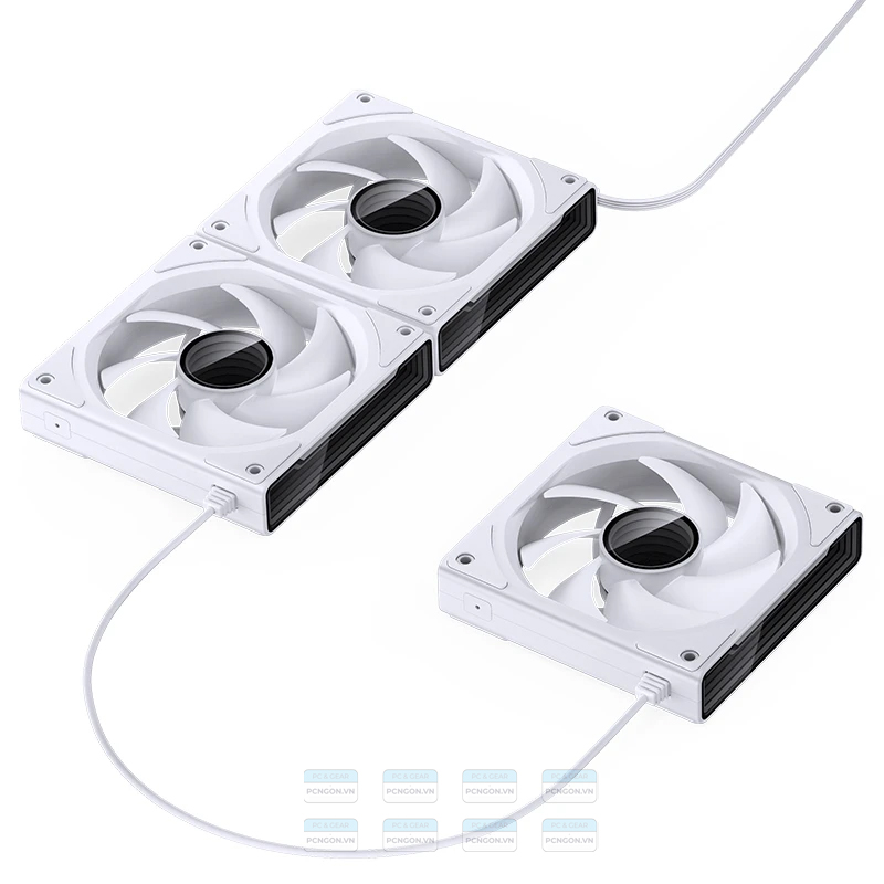 Quạt Tản Nhiệt Jonsbo Zk-120 12025 Kết Nối Không Dây Pack 3 (trắng, Đen) 13