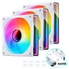 Quạt Tản Nhiệt Jonsbo Zk-120 12025 Kết Nối Không Dây Pack 3 (trắng, Đen) 6