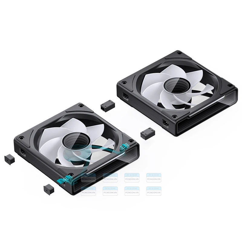 Quạt Tản Nhiệt Jonsbo Zk-120br 12025 Kết Nối Không Dây Pack 3 (gió Ngược) 11
