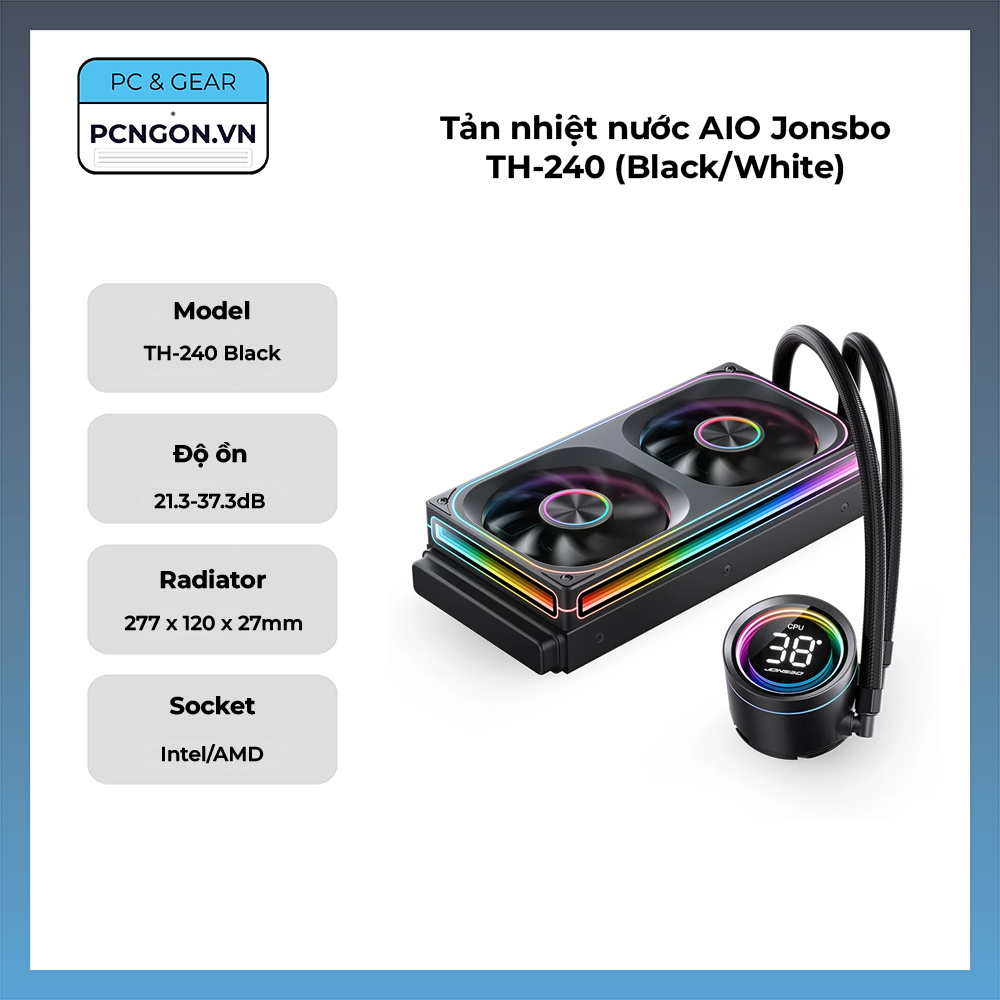 Tản Nhiệt Nước Aio Jonsbo Th-240 (black, White)