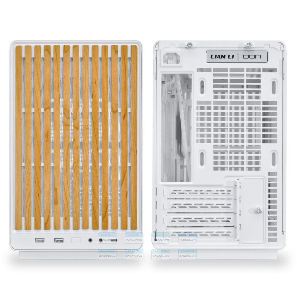 Vỏ Case Máy Tính Lian Li Dan A3 Matx Wood Mặt Gỗ (trắng, Đen) 7