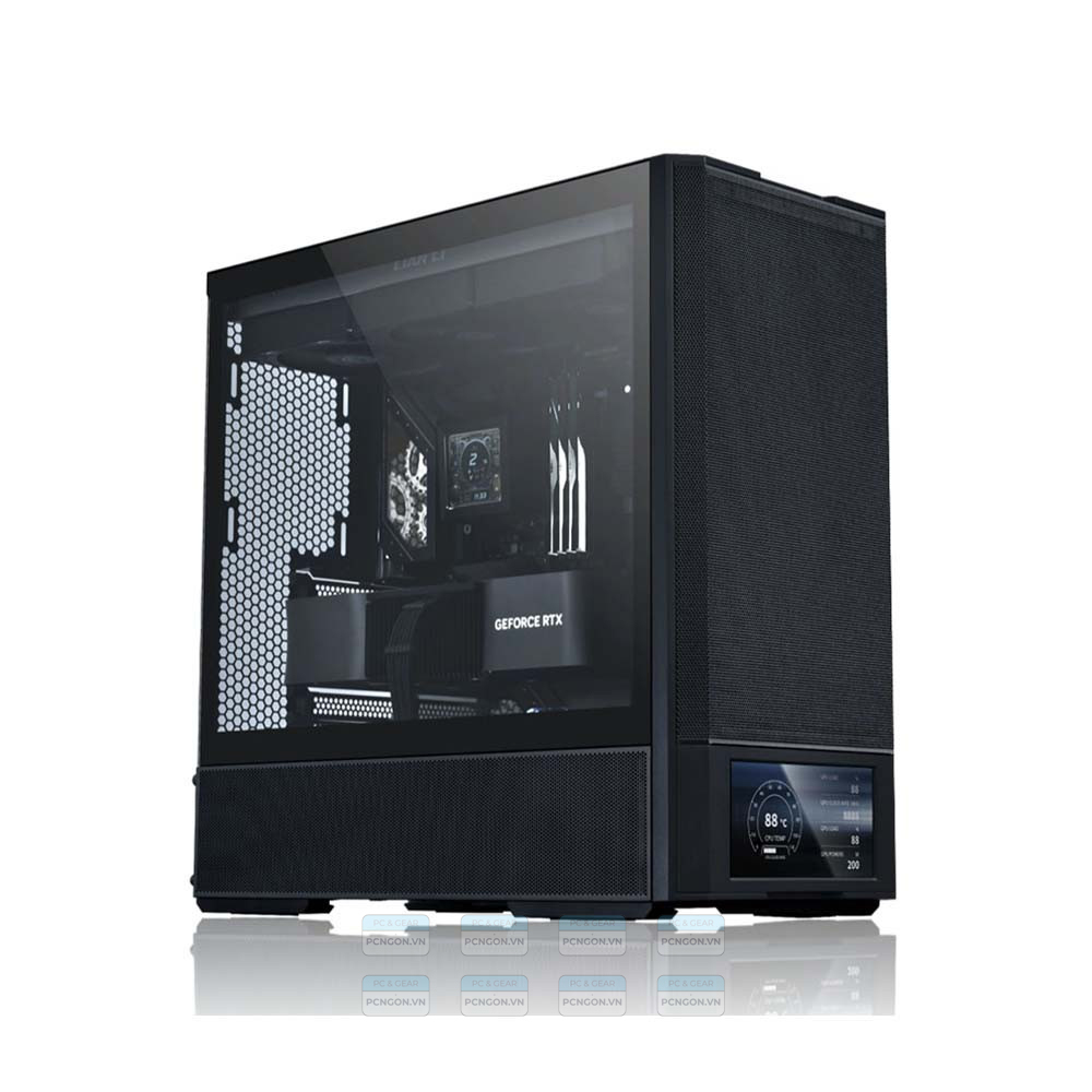 Vỏ Case Máy Tính Lian Li Lancool Digital 207dx Black Kèm Màn Hình 5