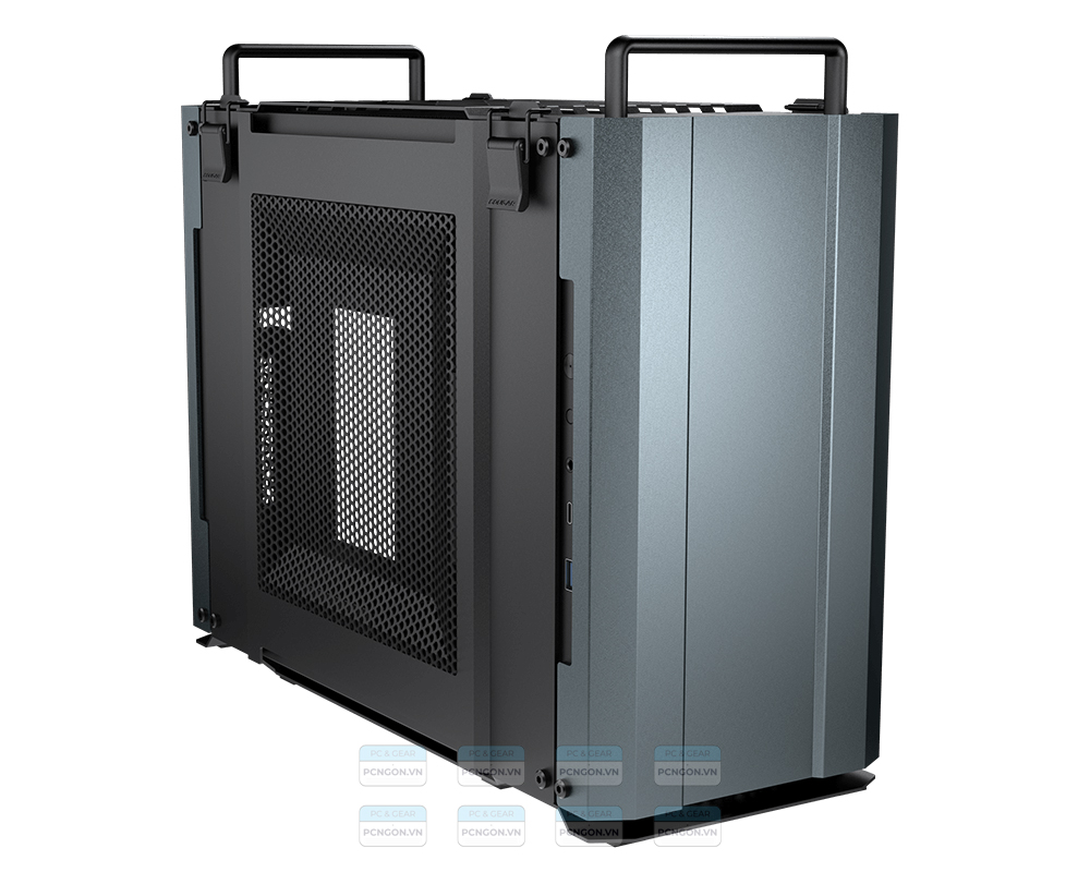 Vỏ Case Máy Tính Mini Itx Cougar Dust 2 (xám Titan, Gold) 11