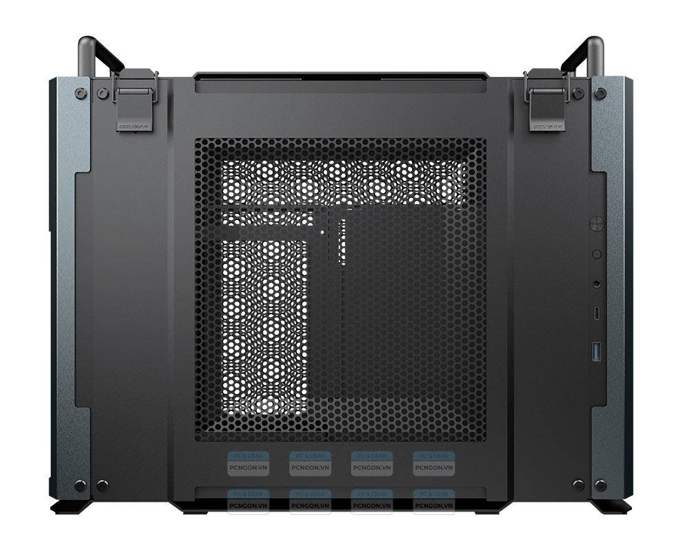 Vỏ Case Máy Tính Mini Itx Cougar Dust 2 (xám Titan, Gold) 14