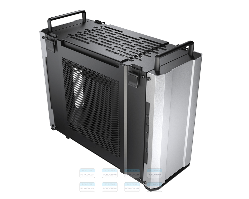 Vỏ Case Máy Tính Mini Itx Cougar Dust 2 (xám Titan, Gold) 15