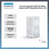 Vỏ Case Máy Tính Mini Itx Shiny Snake L400 Trắng (kèm Riser 4.0)