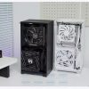 Vỏ Case Máy Tính Mini Itx Shiny Snake L400 Trắng (kèm Riser 4.0) 6