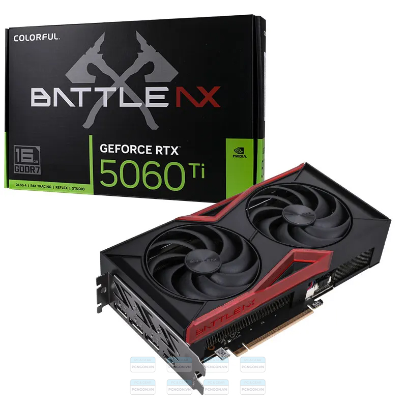 Card Màn Hình Colorful Geforce Rtx 5060 Ti Battle Ax Duo 16gb-v 5