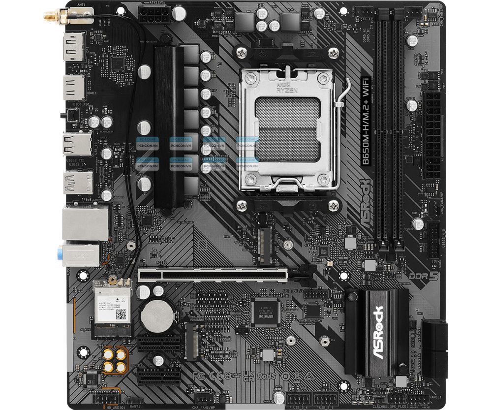 Mainboard Asrock B650m H M2 Wifi 1