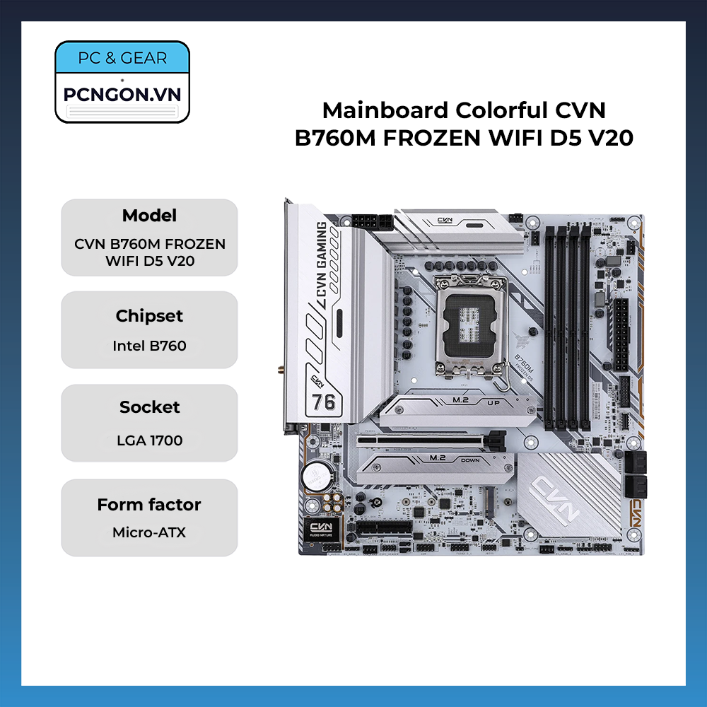 Mainboard Colorful Cvn B760m Frozen Wifi D5 V20