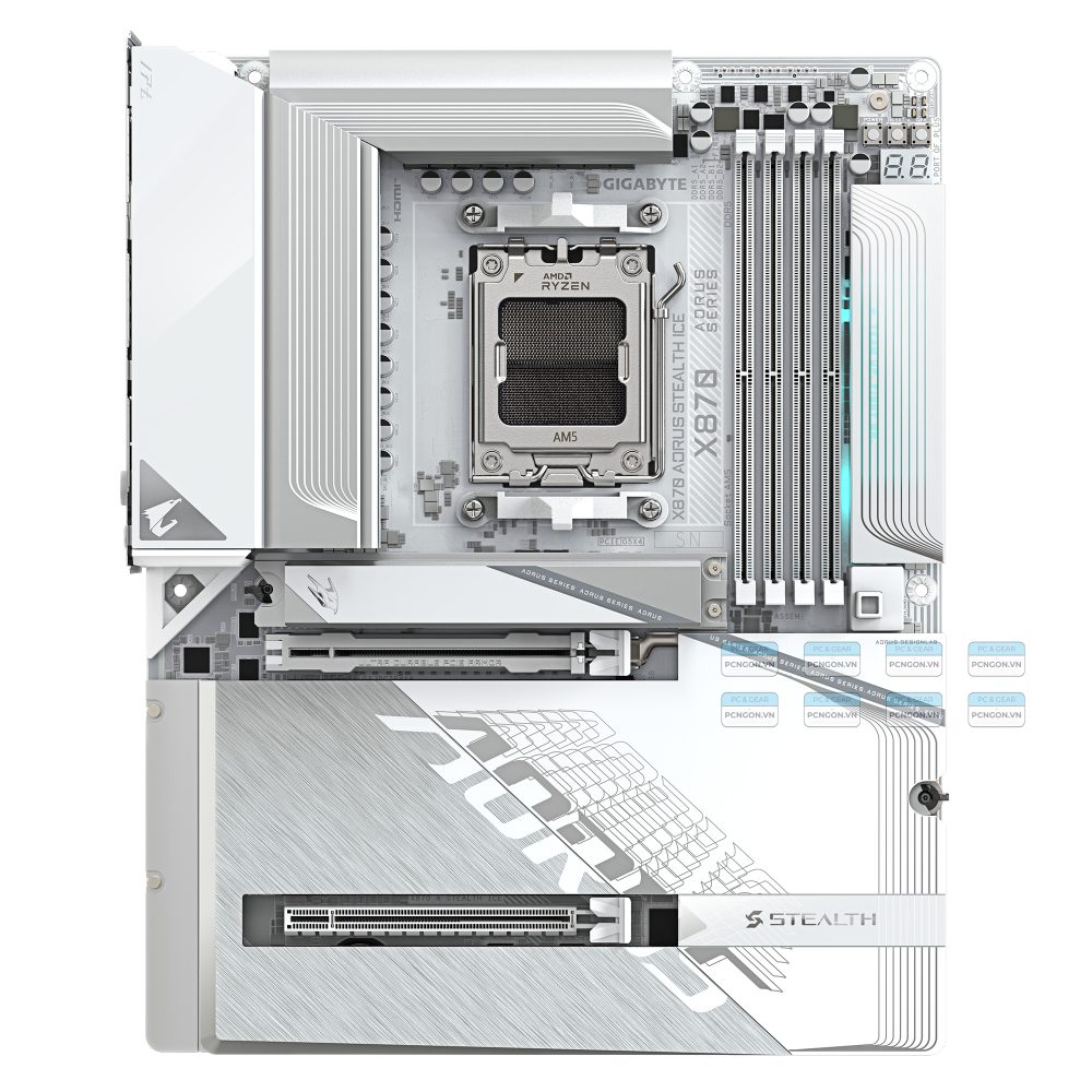 Mainboard Gigabyte X870 Aorus Stealth Ice 1