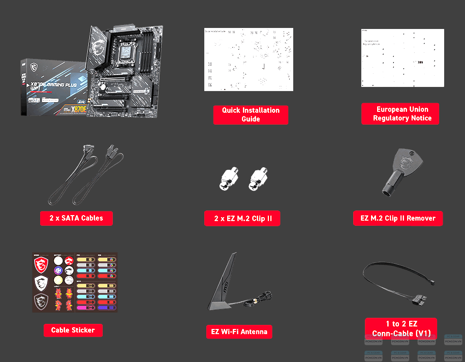 Mainboard Msi Mag X870e Gaming Plus Wifi 6