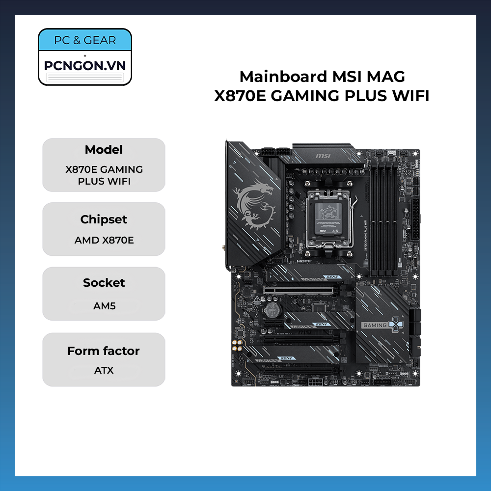 Mainboard Msi Mag X870e Gaming Plus Wifi