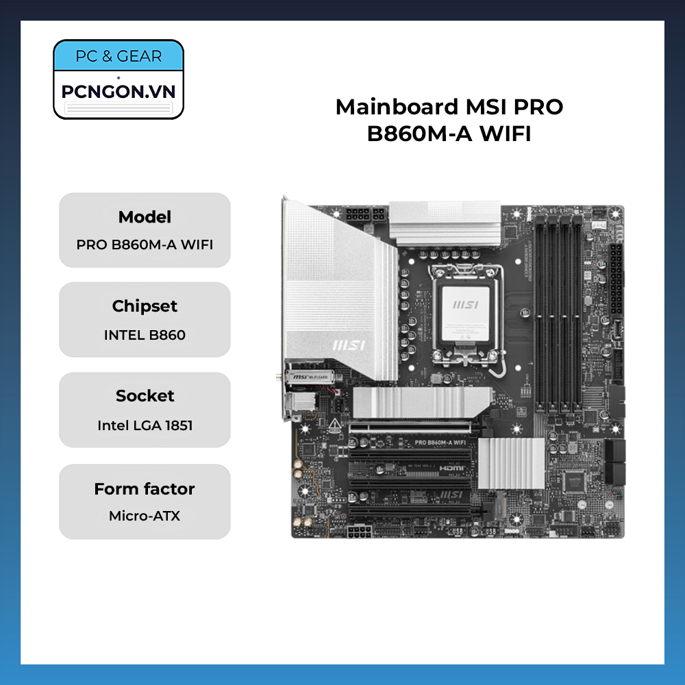 Mainboard Msi Pro B860m-a Wifi