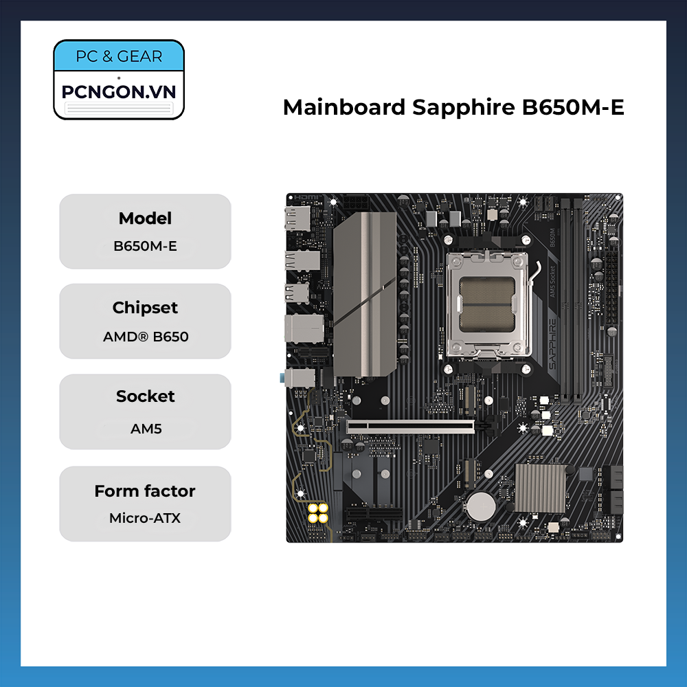 Mainboard Sapphire B650m-e