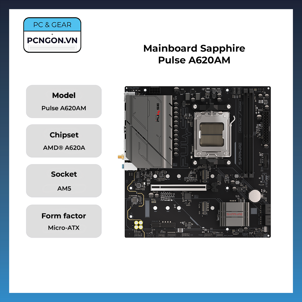 Mainboard Sapphire Pulse A620am