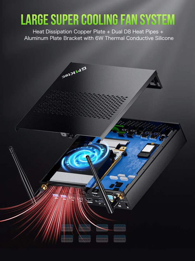 Máy Tính Mini Pc Gmktec K10 Intel I9 13900hk (barebone) 5
