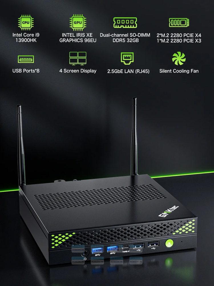 Máy Tính Mini Pc Gmktec K10 Intel I9 13900hk (barebone) 7