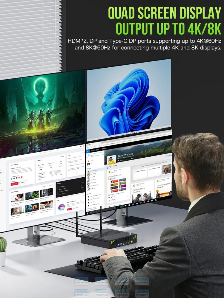 Máy Tính Mini Pc Gmktec K10 Intel I9 13900hk (barebone) 8