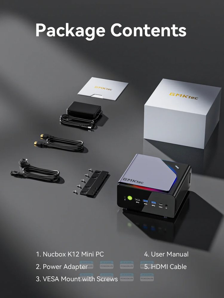 Máy Tính Mini Pc Gmktec K12 Amd Ryzen 7 H 255 (barebone) 2