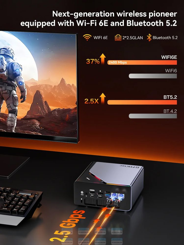 Máy Tính Mini Pc Gmktec K12 Amd Ryzen 7 H 255 (barebone) 6