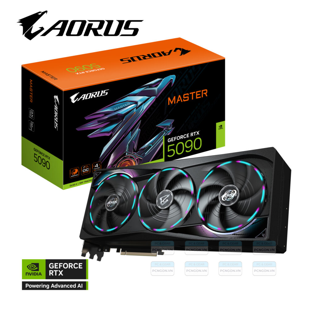 Card Màn Hình Gigabyte Aorus Geforce Rtx 5090 Master 32g 10