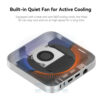 Dock Beelink Mate Se 80gbps (silver, Gray) 4