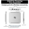 Dock Beelink Mate Se 80gbps (silver, Gray) 6