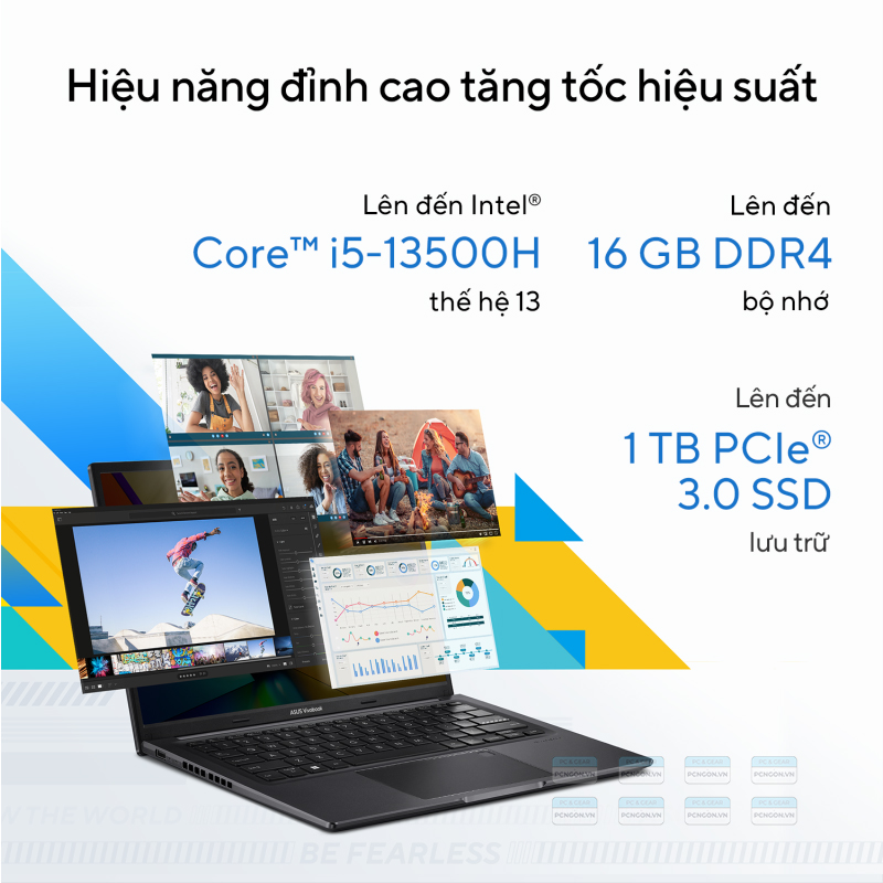 Laptop Asus Vivobook 14 Oled A1405v (i5 13500h, Ram 16gb, Ssd 512gb) 3