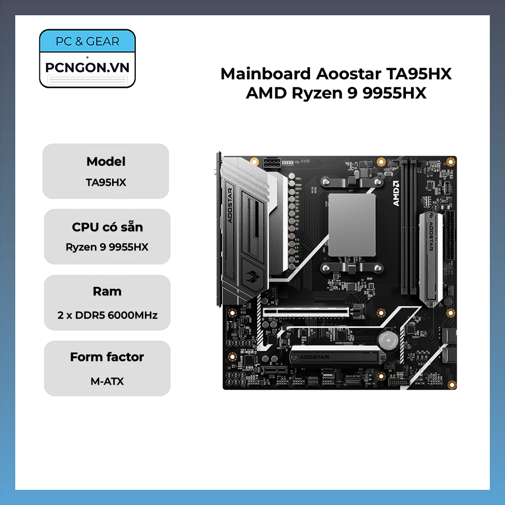 Mainboard Aoostar Ta95hx Amd Ryzen 9 9955hx