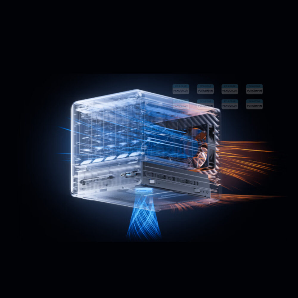 Máy Tính Mini Pc Minisforum N5 Amd Ryzen 7 255 (barebone) 5