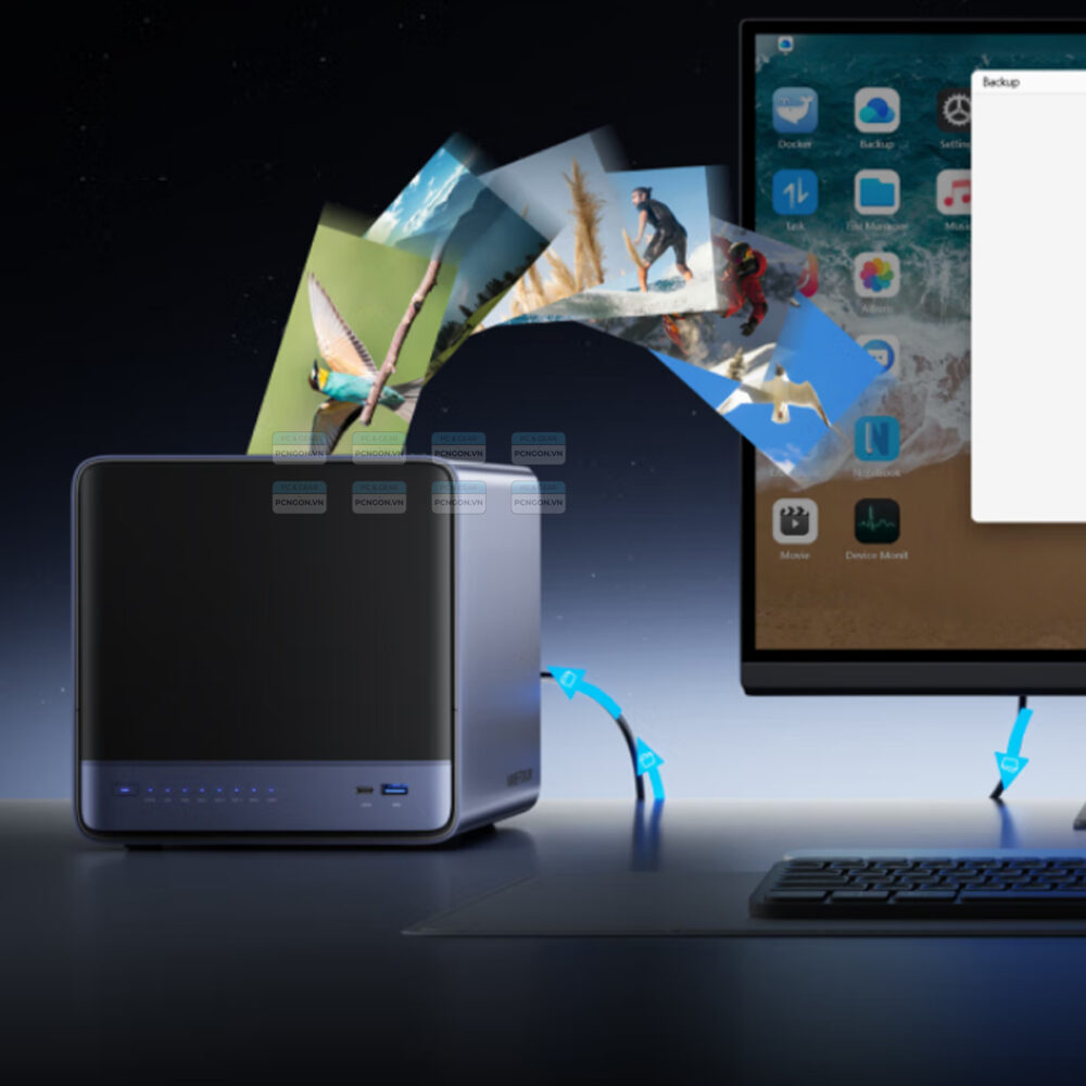 Máy Tính Mini Pc Minisforum N5 Amd Ryzen 7 255 (barebone) 7