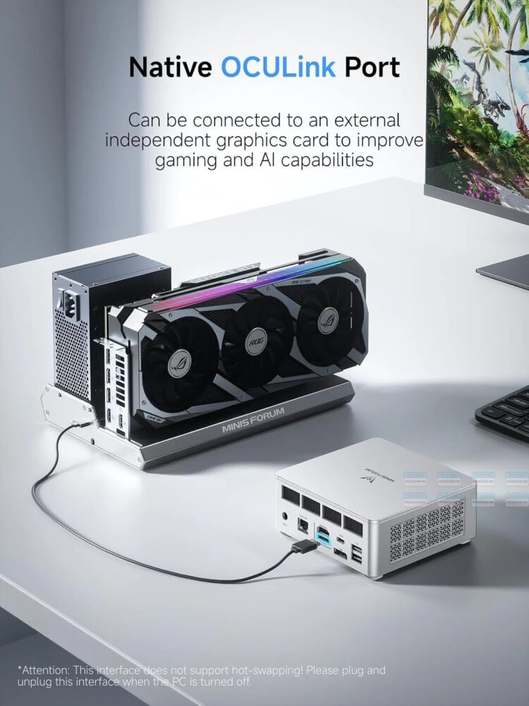 Máy Tính Mini Pc Minisforum Um880 Plus Amd Ryzen 7 8845hs (16g, 1tb) 5