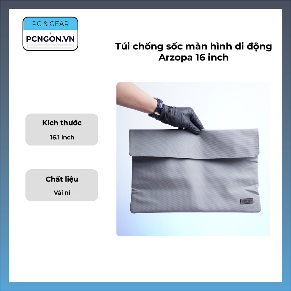 Túi Chống Sốc Màn Hình Di động Arzopa 16 Inch