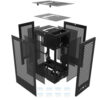 Vỏ Case Máy Tính Mini Itx Hyte Revolt 3 (Đen, Trắng) 4