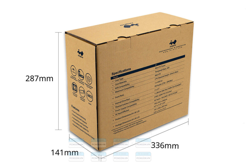 Vỏ Case Máy Tính Mini Itx Inwin B1 3