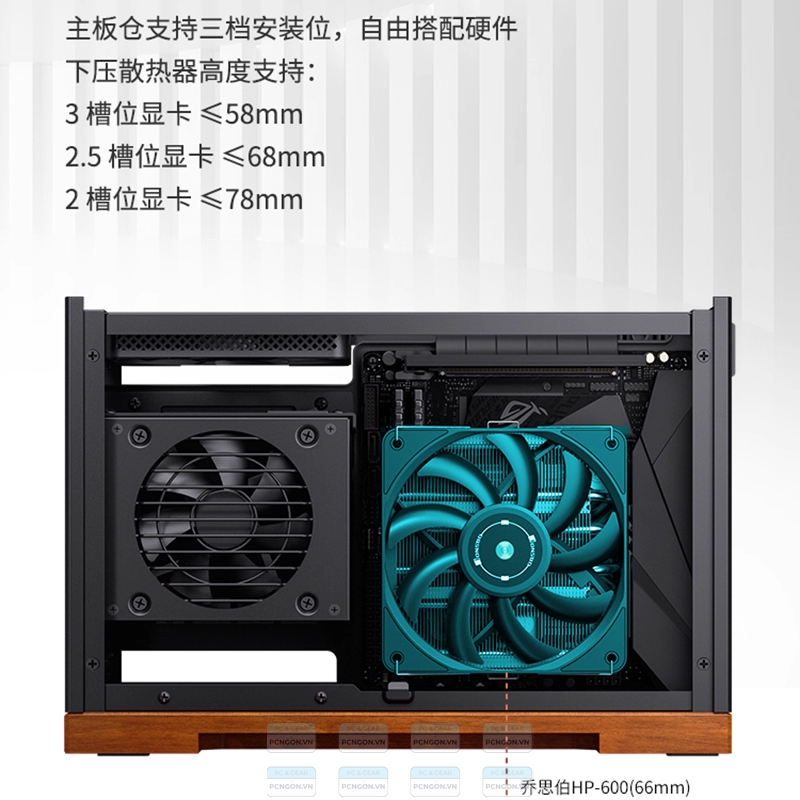 Vỏ Case Máy Tính Mini Itx Jonsbo T9 (black, Silver) 3