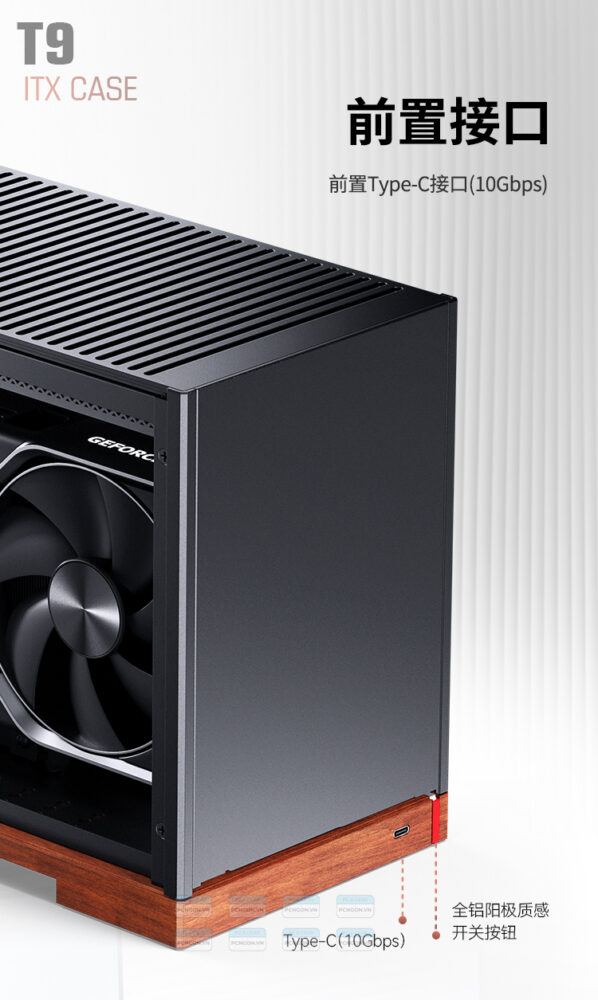 Vỏ Case Máy Tính Mini Itx Jonsbo T9 (black, Silver) 6