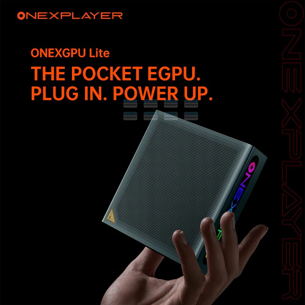Card đồ Họa Rời Egpu Onexplayer Onexgpu Lite Amd Rx 7600m Xt 8gb Gddr6 (oculink, Usb4) 5