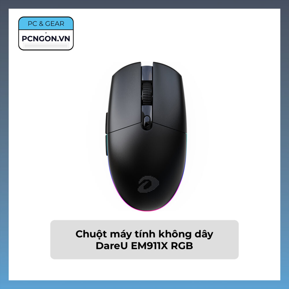 Chuột máy tính không dây DareU EM911X RGB