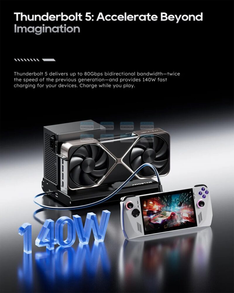 Dock Egpu Aoostar Eg02 Thunderbolt 5 Oculink 6
