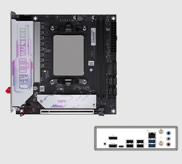 Mainboard Mini Itx Topc Fl1 Itx Amd (r5 7645hx, R7 7745hx, R7 7840hx, R9 7845hx) 8