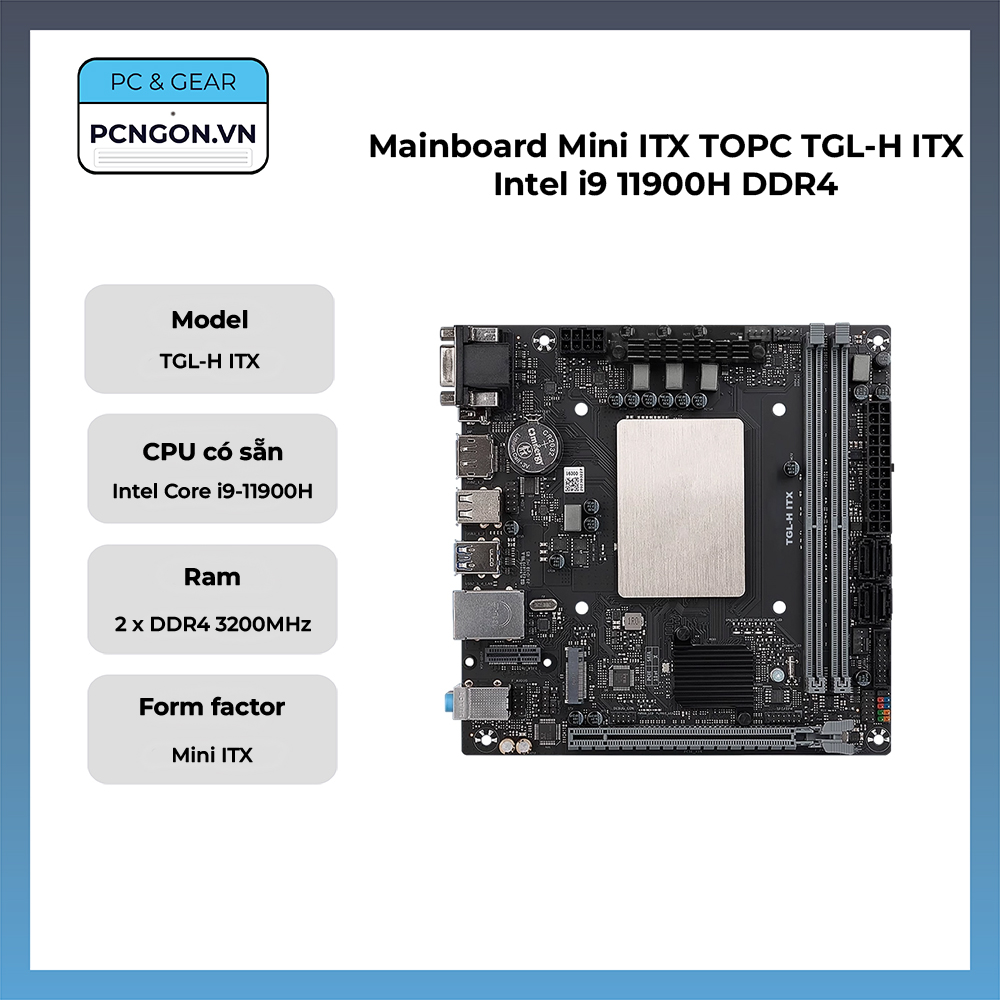 Mainboard Mini Itx Topc Tgl-h Itx Intel I9 11900h Ddr4