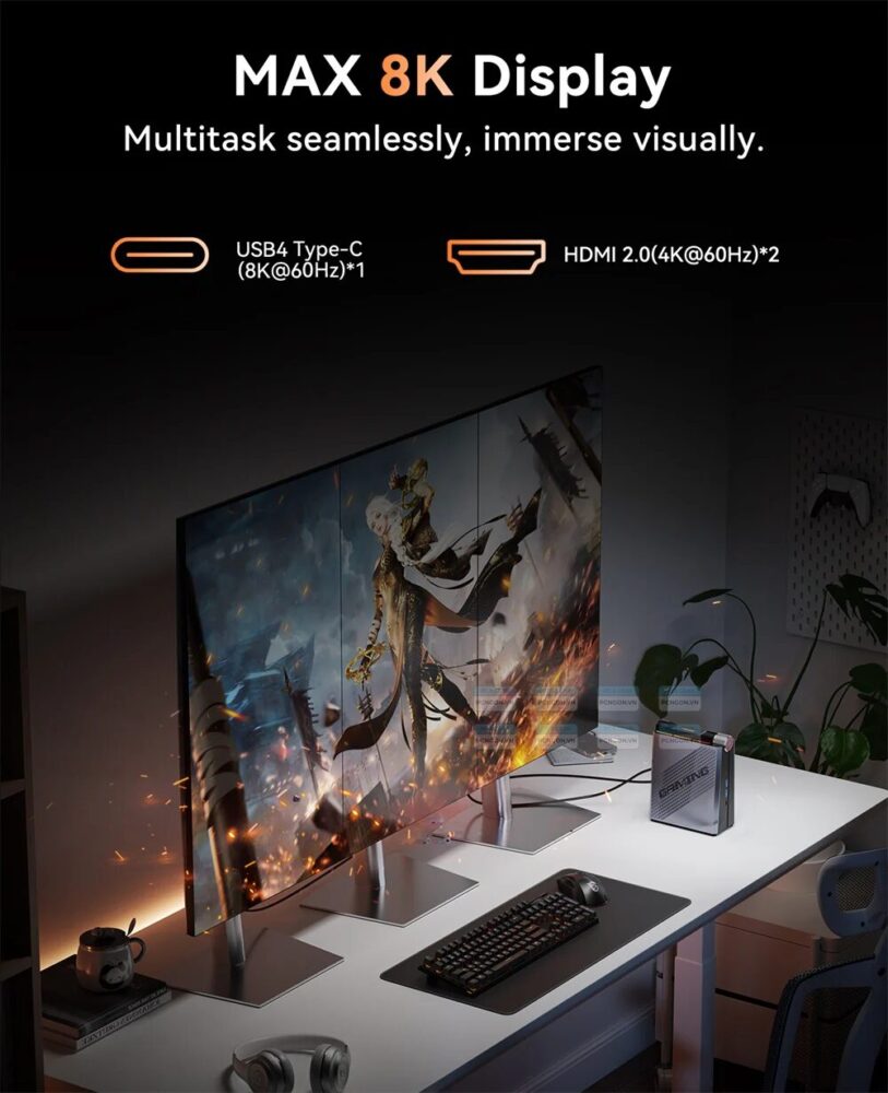 Máy Tính Mini Pc Acemagic Am08 Pro Amd Ryzen 9 6900hx (barebone) 6