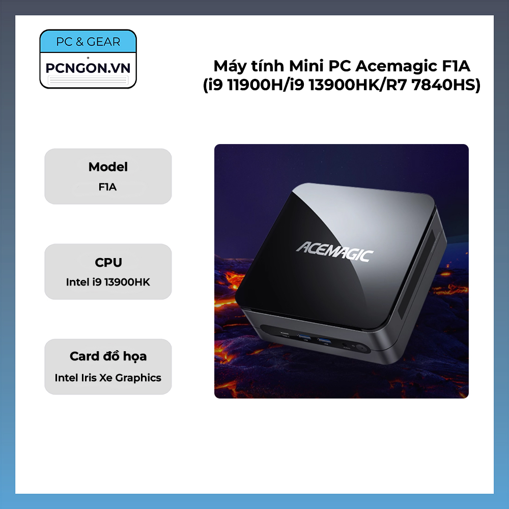 Máy Tính Mini Pc Acemagic F1a (i9 11900h, I9 13900hk, R7 7840hs)