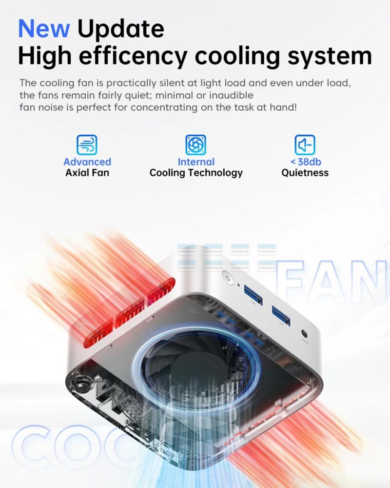 Máy Tính Mini Pc Acemagic V1 Intel N150 (barebone) 5