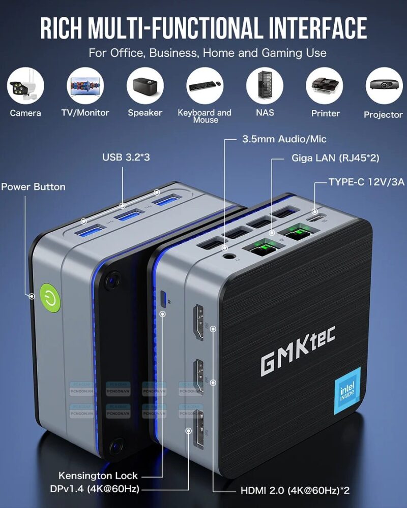 Máy Tính Mini Pc Gmktec G2 Plus Intel N150 (12g, 0gb) 5