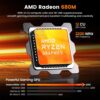 Máy Tính Mini Pc Peladn Wo7 Amd Ryzen 7 7735u (barebone) 7